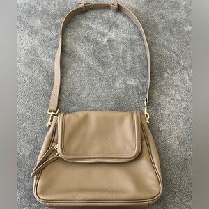 Tan Leather Shoulder Bag